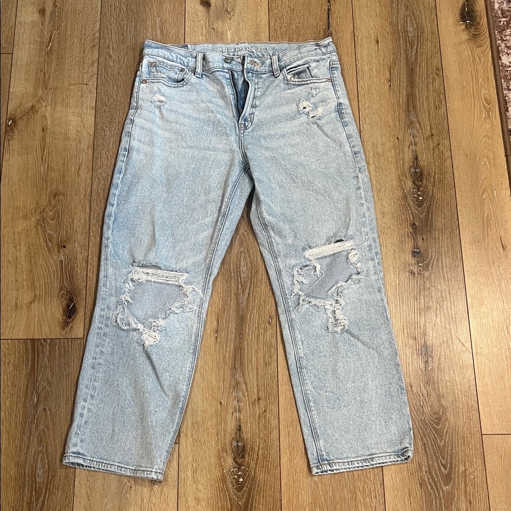 American Eagle Outfitters Light Blue High Rise Women's Jeans